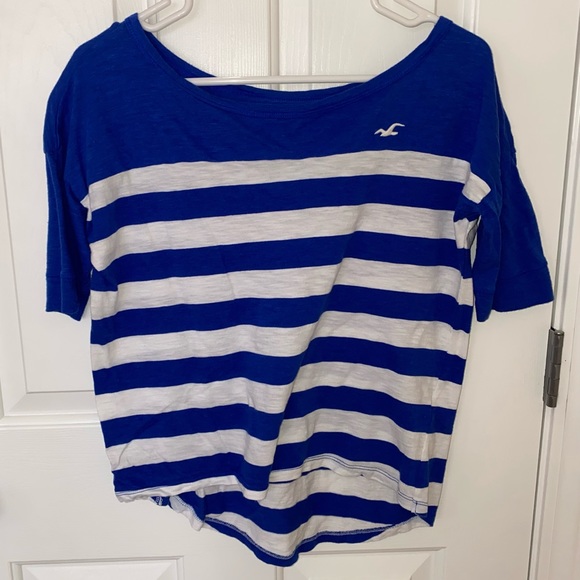 Hollister Striped Mid Sleeve Tee - XS - Picture 1 of 4